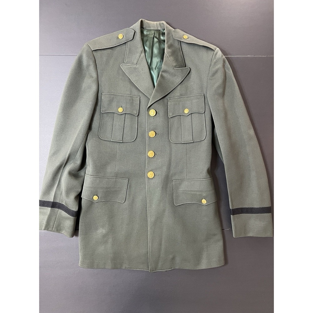 US Army Officer Dress‎ Uniform Jacket Green Class A